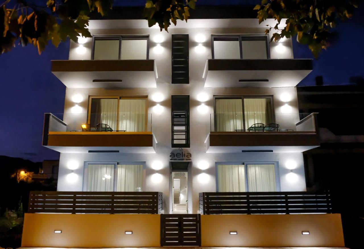 Aelia Seaside Luxury Suites Nea Karvali Ngoại thất bức ảnh